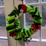 Squiggle Frame - Christmas Felt